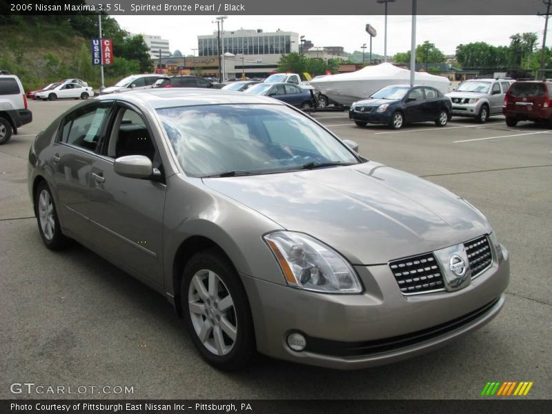 Spirited Bronze Pearl / Black 2006 Nissan Maxima 3.5 SL