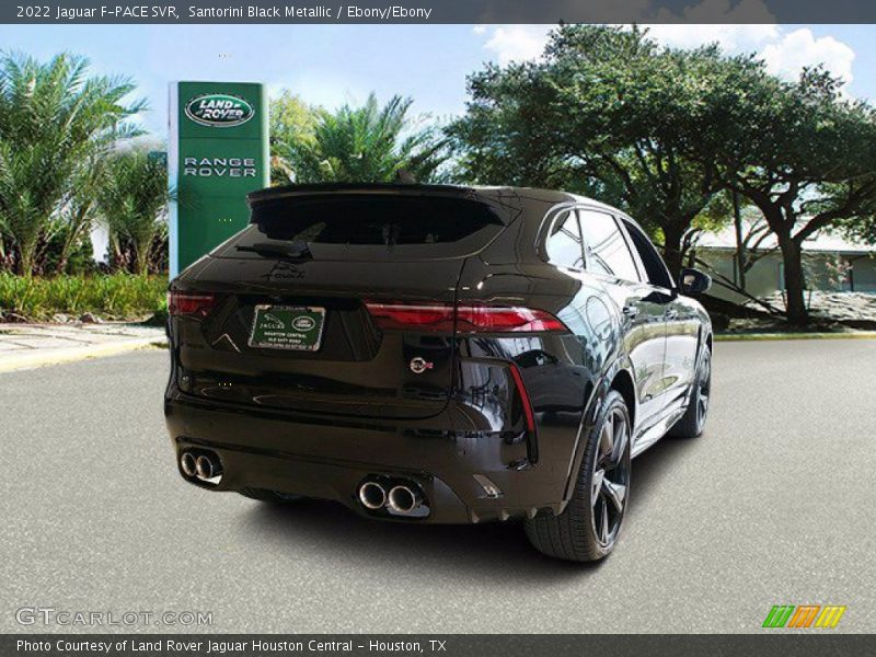 Santorini Black Metallic / Ebony/Ebony 2022 Jaguar F-PACE SVR