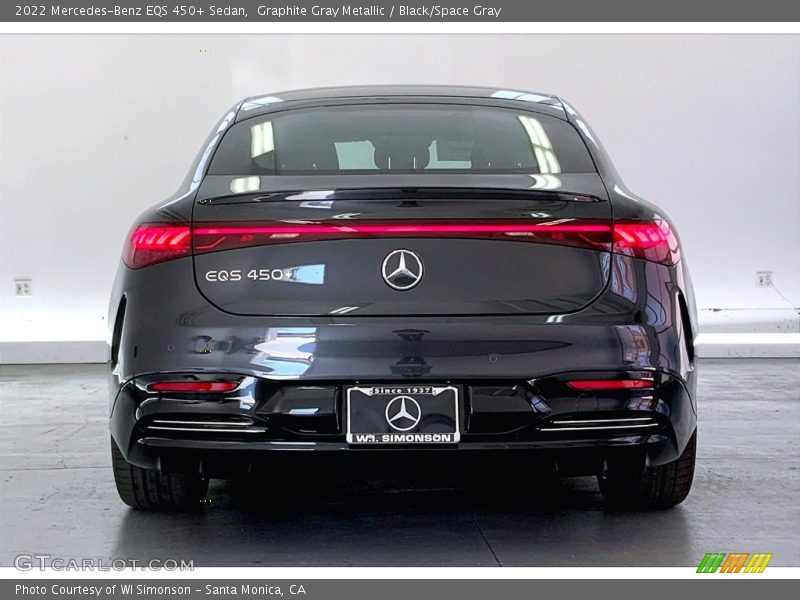 Graphite Gray Metallic / Black/Space Gray 2022 Mercedes-Benz EQS 450+ Sedan