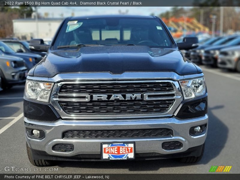 Diamond Black Crystal Pearl / Black 2022 Ram 1500 Big Horn Quad Cab 4x4