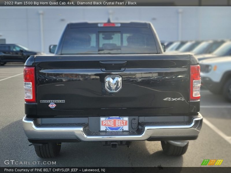 Diamond Black Crystal Pearl / Black 2022 Ram 1500 Big Horn Quad Cab 4x4