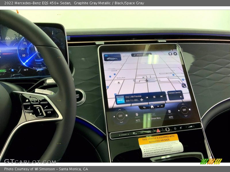 Navigation of 2022 EQS 450+ Sedan