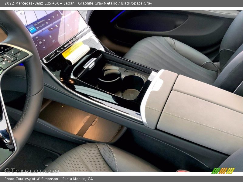 Graphite Gray Metallic / Black/Space Gray 2022 Mercedes-Benz EQS 450+ Sedan
