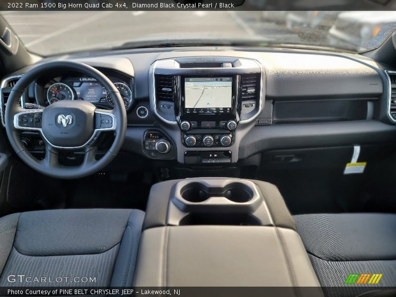 Diamond Black Crystal Pearl / Black 2022 Ram 1500 Big Horn Quad Cab 4x4