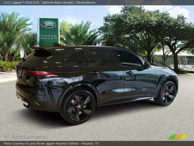 Santorini Black Metallic / Ebony/Ebony 2022 Jaguar F-PACE SVR