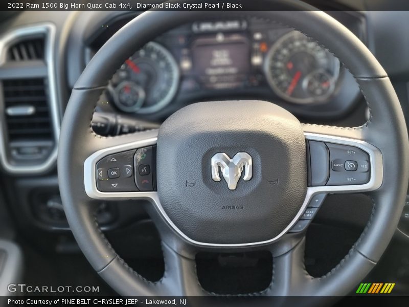 Diamond Black Crystal Pearl / Black 2022 Ram 1500 Big Horn Quad Cab 4x4