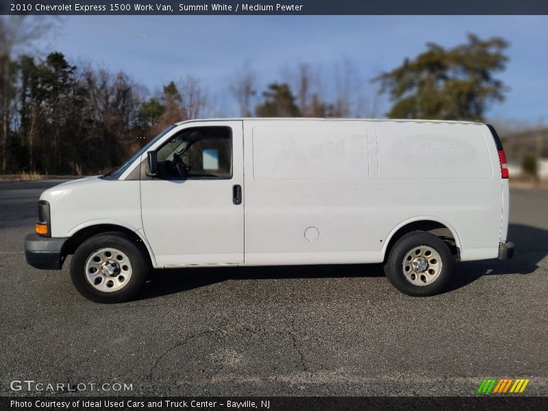 Summit White / Medium Pewter 2010 Chevrolet Express 1500 Work Van
