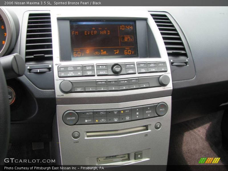Spirited Bronze Pearl / Black 2006 Nissan Maxima 3.5 SL