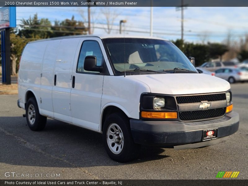 Summit White / Medium Pewter 2010 Chevrolet Express 1500 Work Van