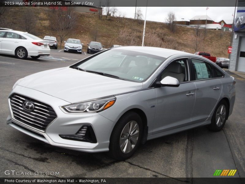 Ion Silver / Gray 2019 Hyundai Sonata Hybrid SE