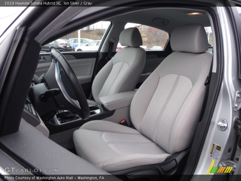 Ion Silver / Gray 2019 Hyundai Sonata Hybrid SE