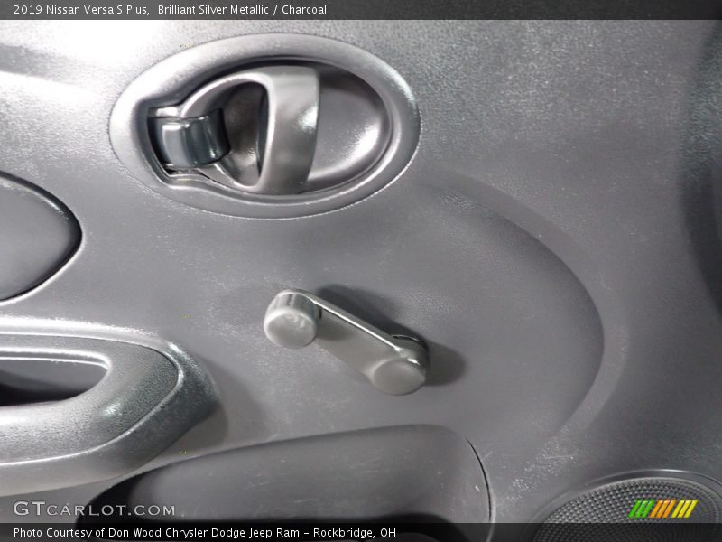 Brilliant Silver Metallic / Charcoal 2019 Nissan Versa S Plus