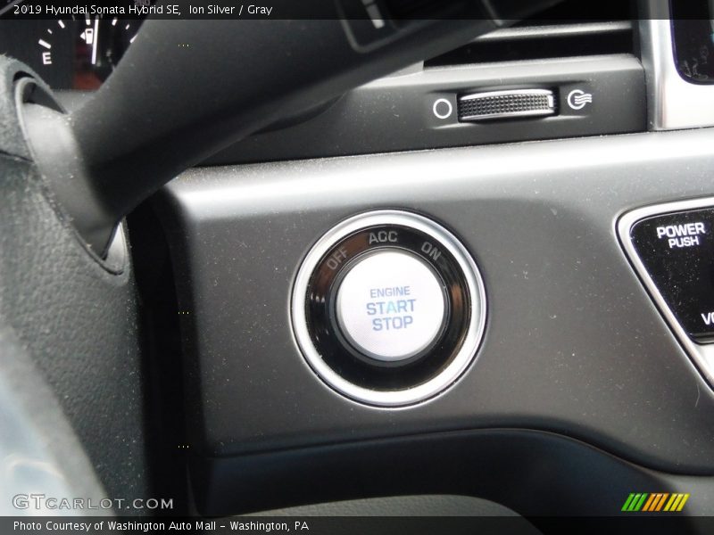 Ion Silver / Gray 2019 Hyundai Sonata Hybrid SE