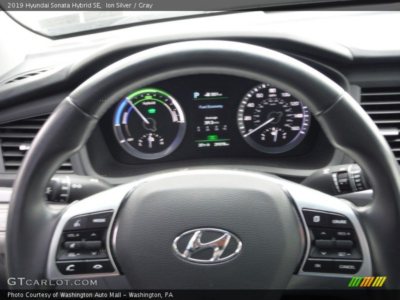 Ion Silver / Gray 2019 Hyundai Sonata Hybrid SE