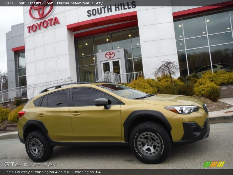 Plasma Yellow Pearl / Gray 2021 Subaru Crosstrek Sport