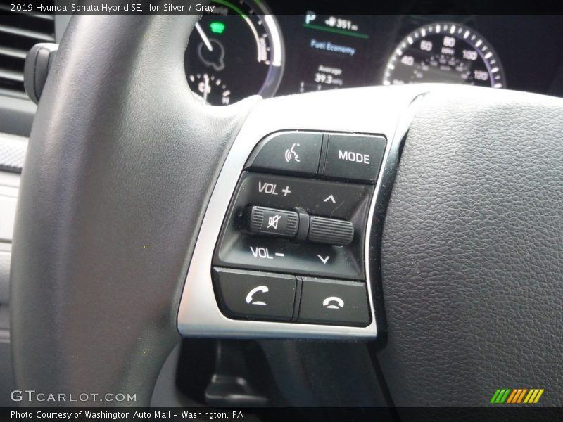 Ion Silver / Gray 2019 Hyundai Sonata Hybrid SE