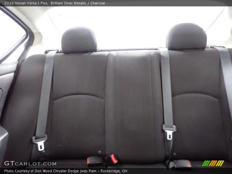 Brilliant Silver Metallic / Charcoal 2019 Nissan Versa S Plus