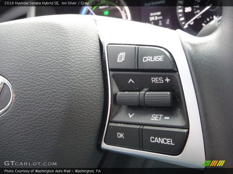 Ion Silver / Gray 2019 Hyundai Sonata Hybrid SE
