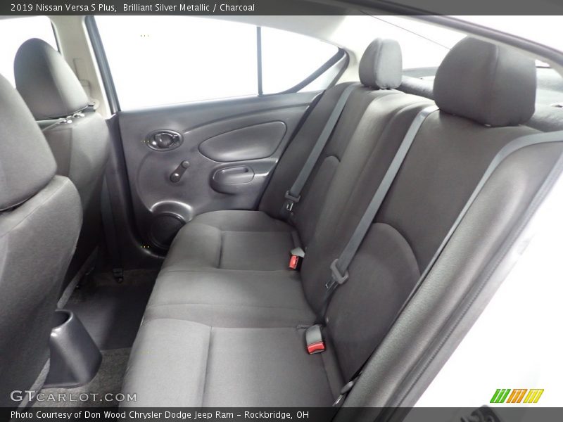 Brilliant Silver Metallic / Charcoal 2019 Nissan Versa S Plus