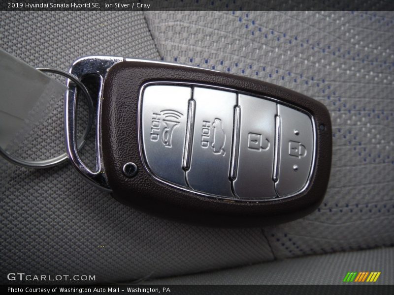 Ion Silver / Gray 2019 Hyundai Sonata Hybrid SE