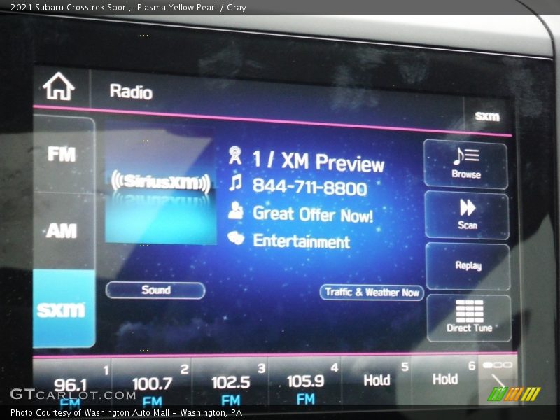 Plasma Yellow Pearl / Gray 2021 Subaru Crosstrek Sport
