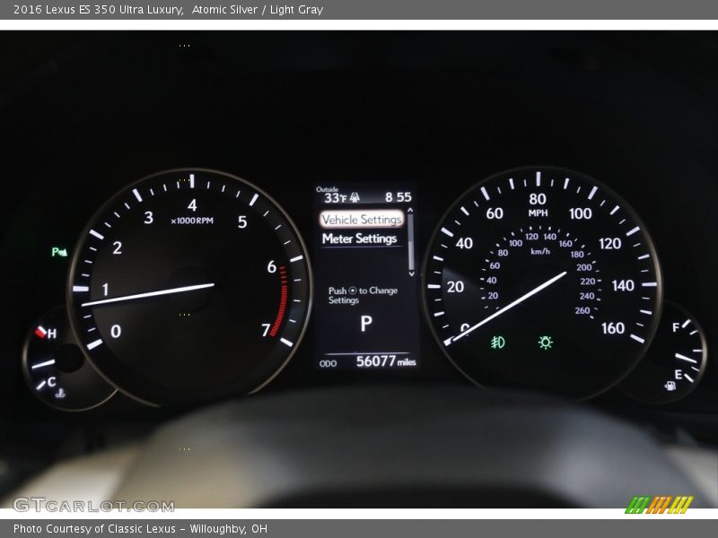  2016 ES 350 Ultra Luxury 350 Ultra Luxury Gauges