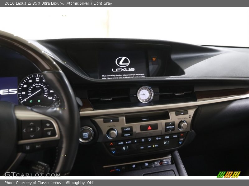 Controls of 2016 ES 350 Ultra Luxury
