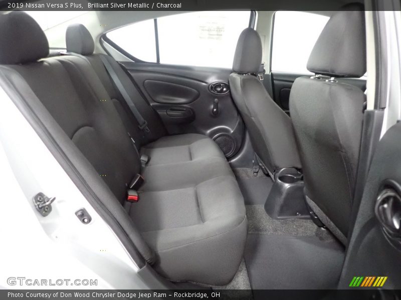Brilliant Silver Metallic / Charcoal 2019 Nissan Versa S Plus