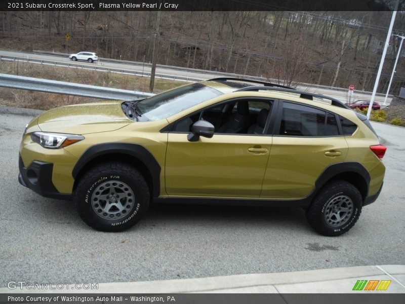 Plasma Yellow Pearl / Gray 2021 Subaru Crosstrek Sport