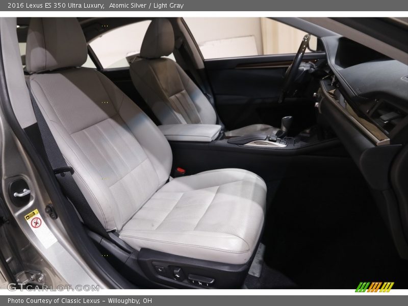 Front Seat of 2016 ES 350 Ultra Luxury