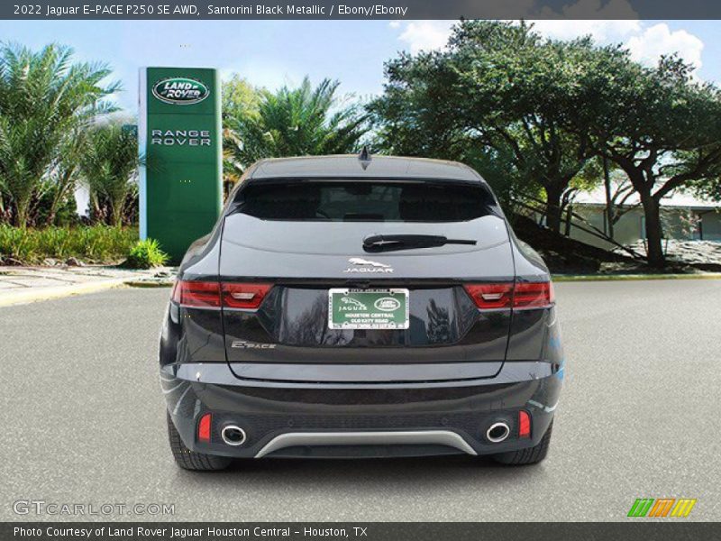 Santorini Black Metallic / Ebony/Ebony 2022 Jaguar E-PACE P250 SE AWD