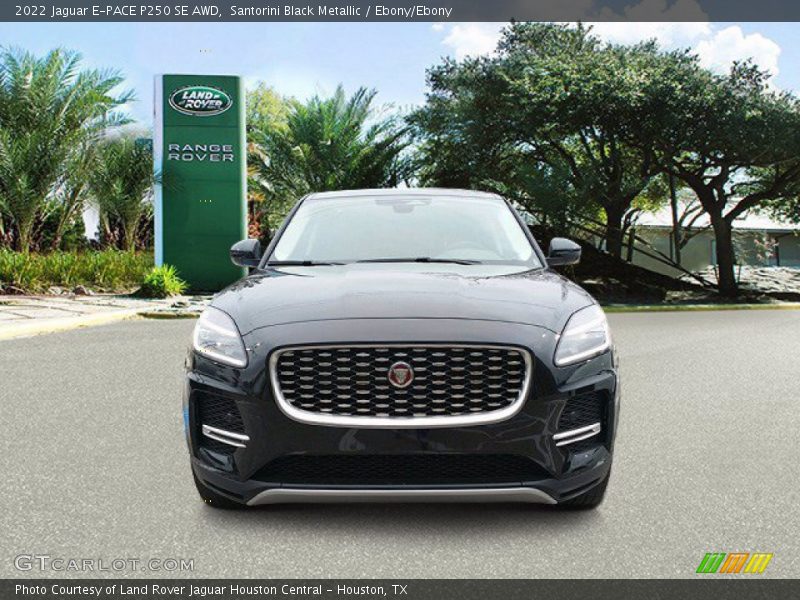 Santorini Black Metallic / Ebony/Ebony 2022 Jaguar E-PACE P250 SE AWD