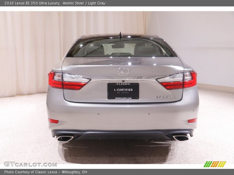 Atomic Silver / Light Gray 2016 Lexus ES 350 Ultra Luxury