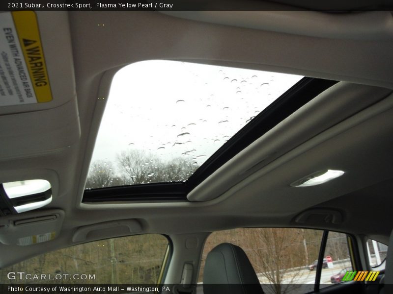 Plasma Yellow Pearl / Gray 2021 Subaru Crosstrek Sport