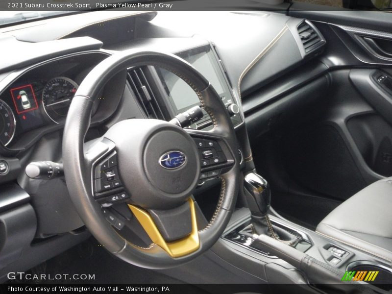 Plasma Yellow Pearl / Gray 2021 Subaru Crosstrek Sport