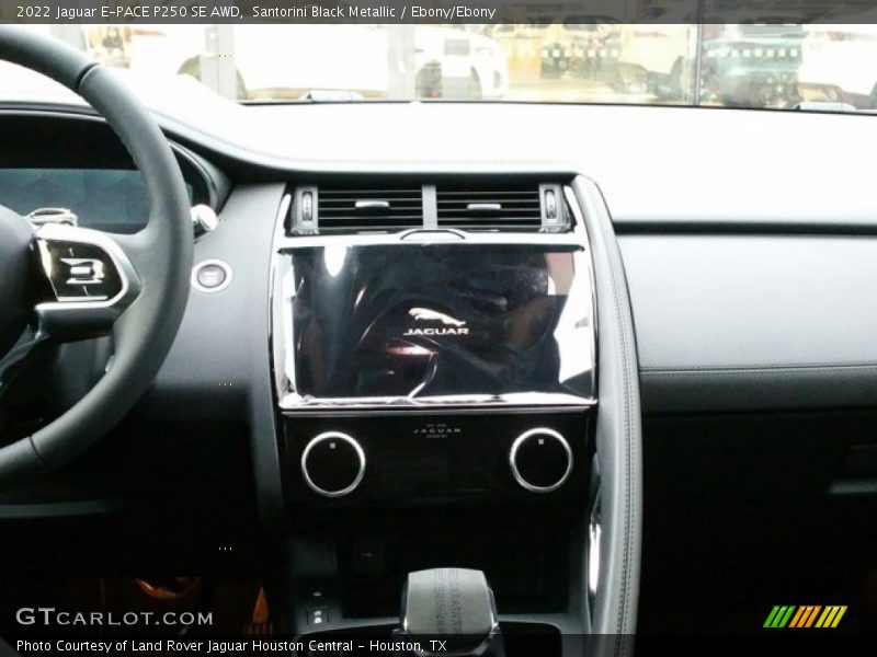 Santorini Black Metallic / Ebony/Ebony 2022 Jaguar E-PACE P250 SE AWD