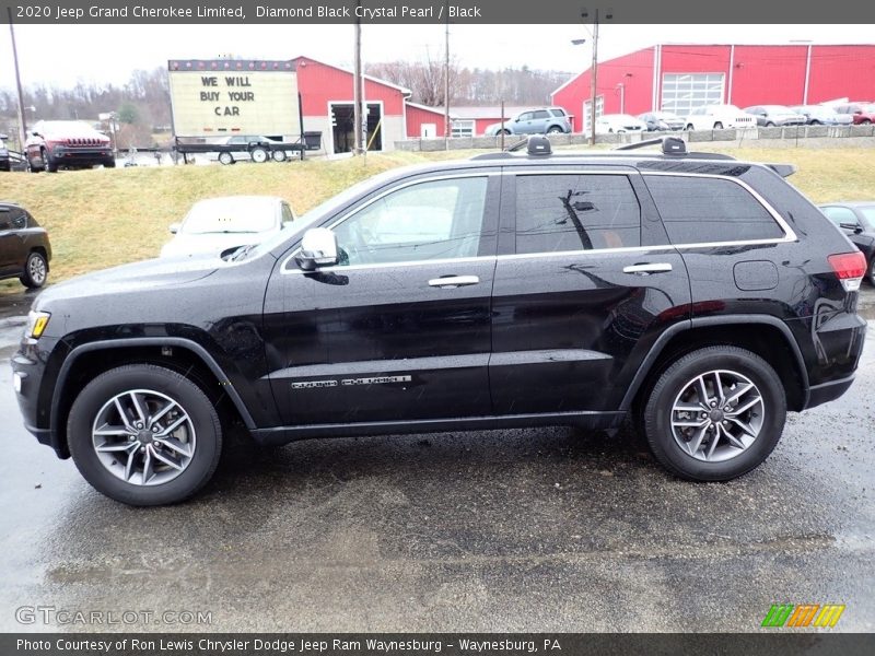 Diamond Black Crystal Pearl / Black 2020 Jeep Grand Cherokee Limited