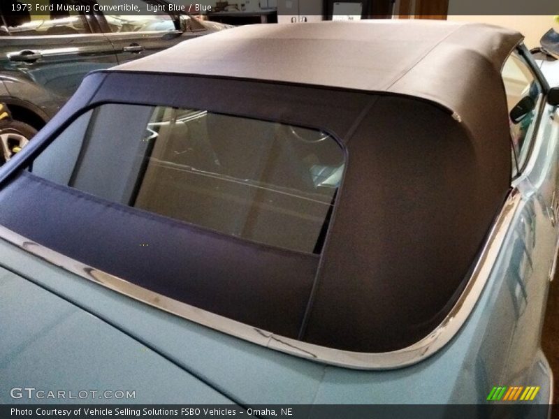 Light Blue / Blue 1973 Ford Mustang Convertible