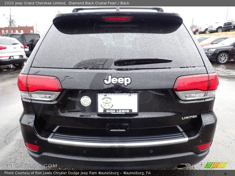 Diamond Black Crystal Pearl / Black 2020 Jeep Grand Cherokee Limited