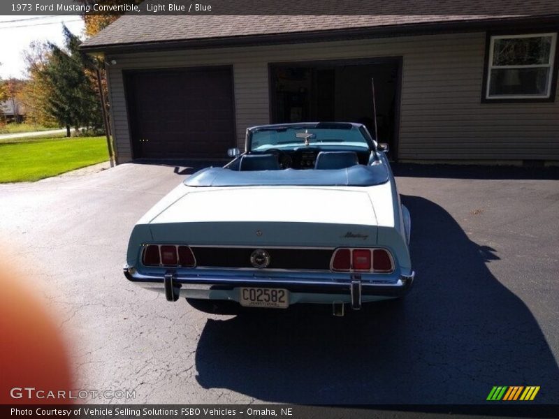 Light Blue / Blue 1973 Ford Mustang Convertible