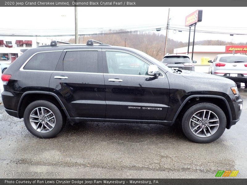 Diamond Black Crystal Pearl / Black 2020 Jeep Grand Cherokee Limited