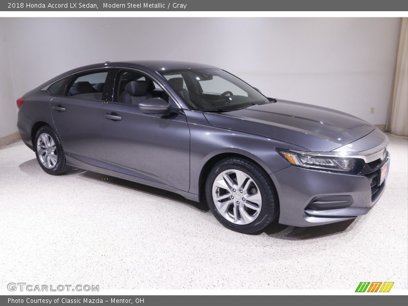 Modern Steel Metallic / Gray 2018 Honda Accord LX Sedan