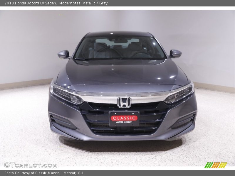 Modern Steel Metallic / Gray 2018 Honda Accord LX Sedan
