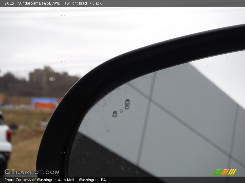 Twilight Black / Black 2019 Hyundai Santa Fe SE AWD