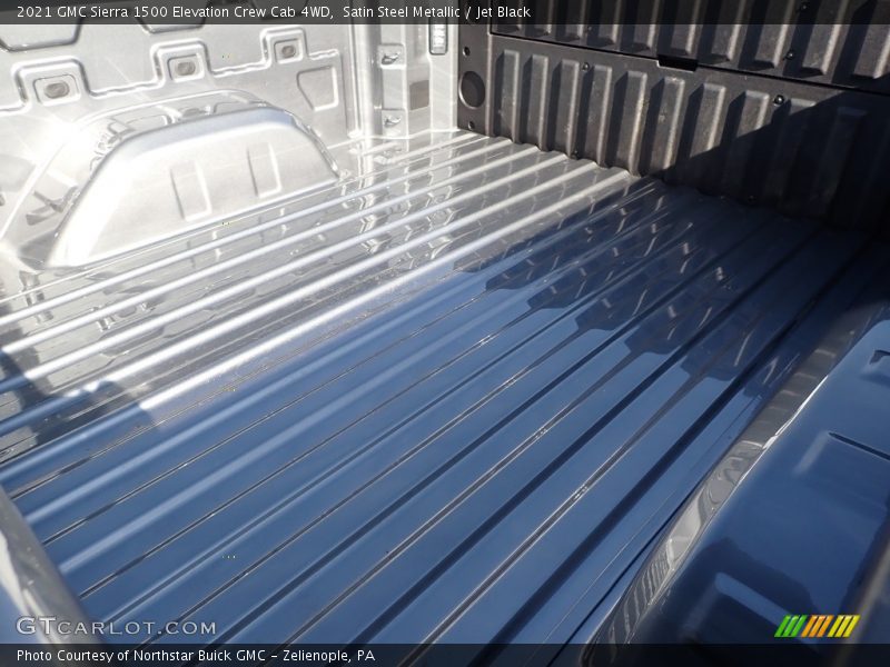 Satin Steel Metallic / Jet Black 2021 GMC Sierra 1500 Elevation Crew Cab 4WD