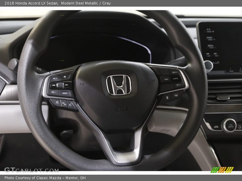 Modern Steel Metallic / Gray 2018 Honda Accord LX Sedan