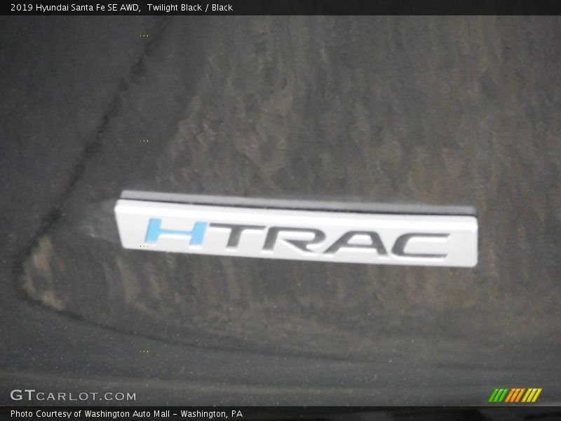 Twilight Black / Black 2019 Hyundai Santa Fe SE AWD