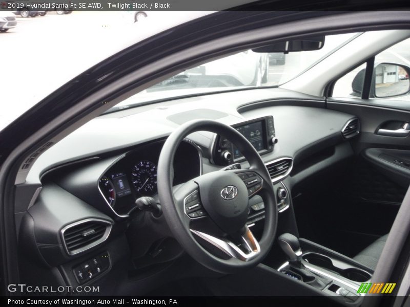 Twilight Black / Black 2019 Hyundai Santa Fe SE AWD