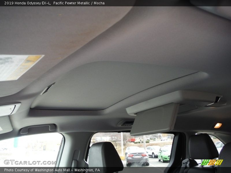 Pacific Pewter Metallic / Mocha 2019 Honda Odyssey EX-L