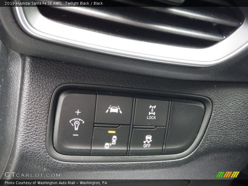 Twilight Black / Black 2019 Hyundai Santa Fe SE AWD